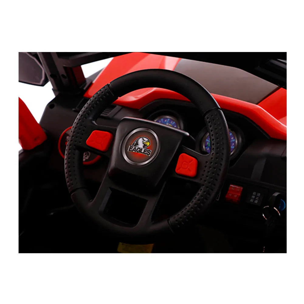 Carro Jeep Recargable de 12 Voltios Rojo