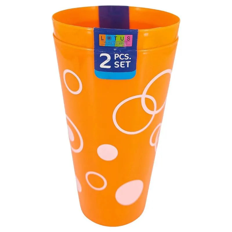 Vaso Plástico Lotus 2 Piezas - Surtido