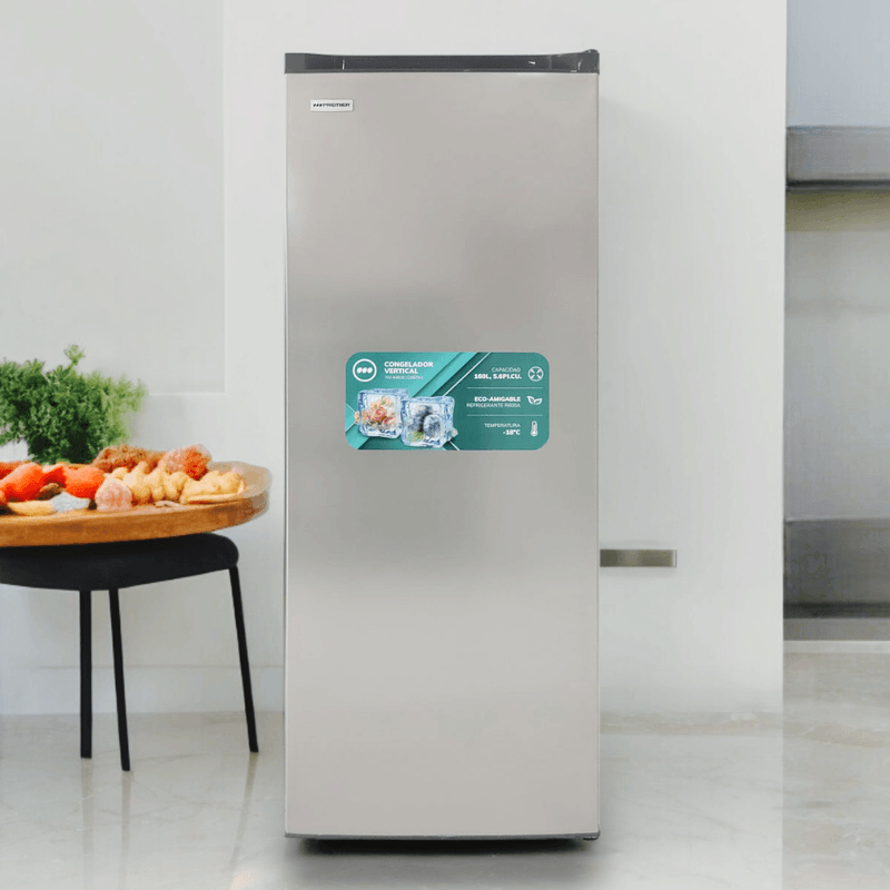 Congelador Vertical Premier 5.7 Pies Cúbicos / Acero Inoxidable