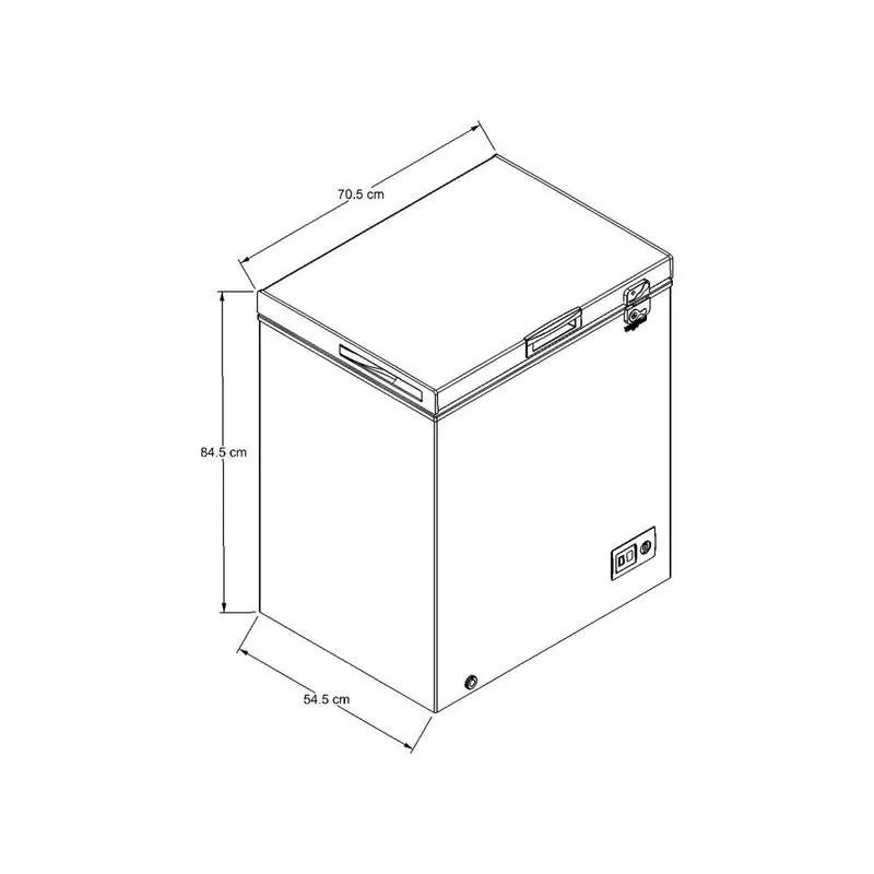Congelador Dual Whirlpool 5 Pies Cúbicos -1508