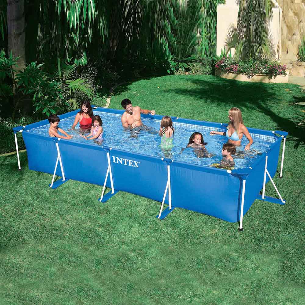 Piscina Marco Metal Rectangular Intex 4.5" x 2.2"