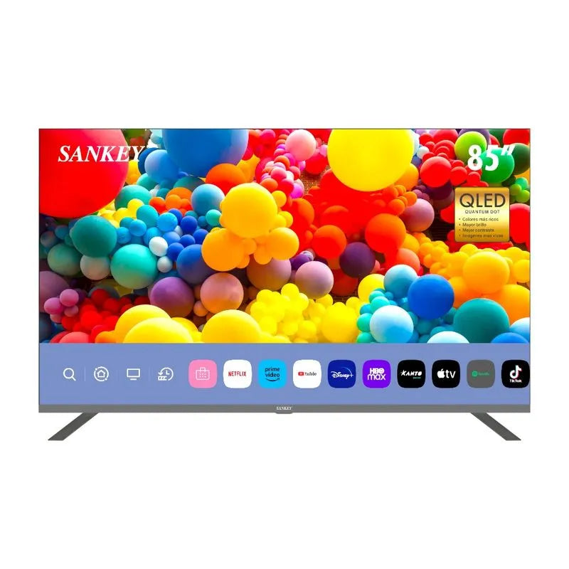 Televisor Sankey 85" / LED / Smart / Sin Marcos