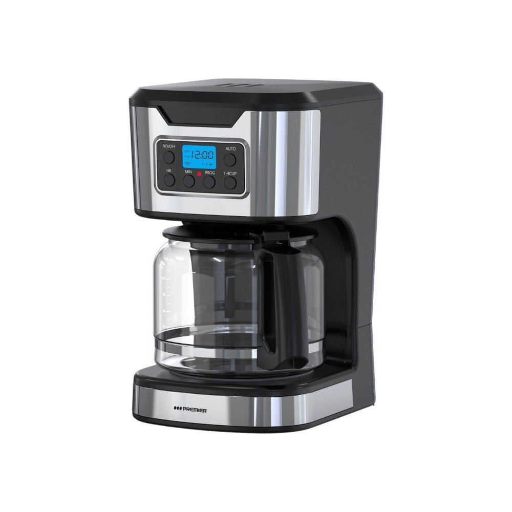 Cafetera Eléctrica Premier Digital / 12 Tazas / Jarra de Vidrio - Premier - Titan.com.pa - 7453064741571