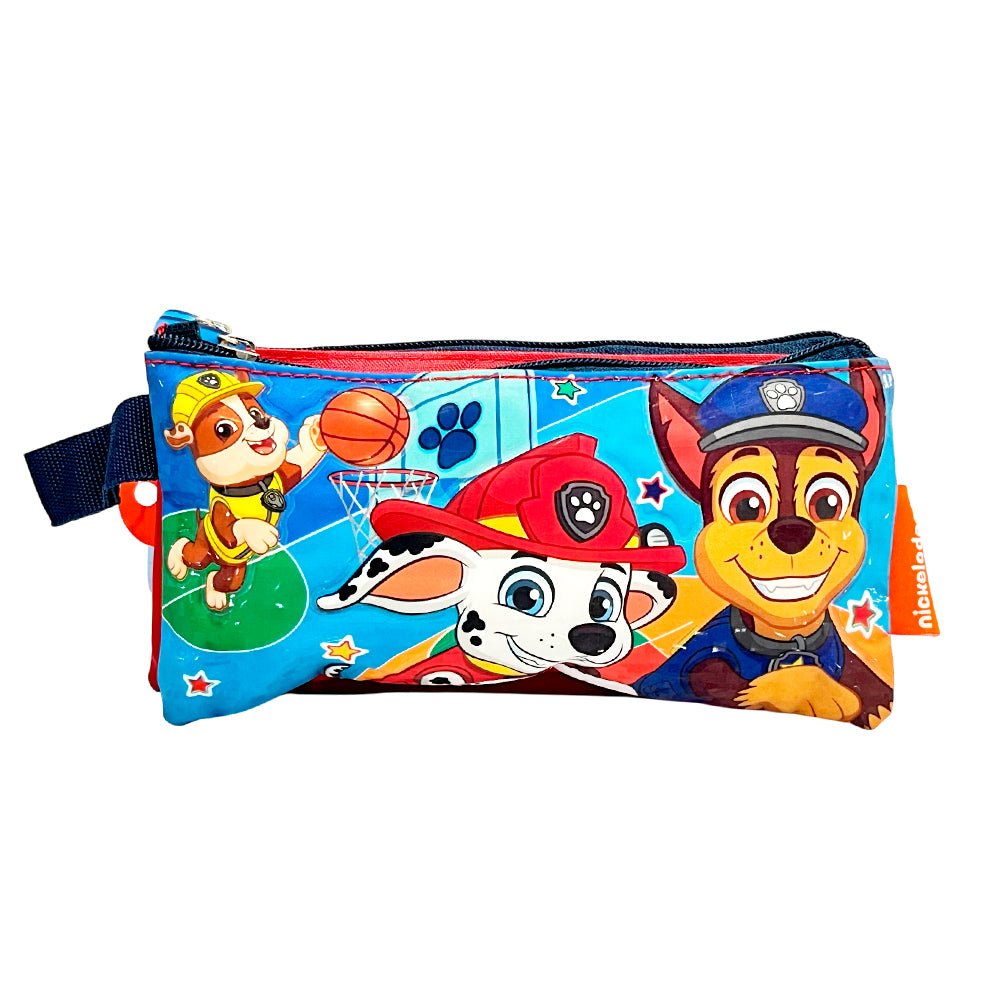 Cartuchera Doble Cierre Paw Patrol Chase/Marshall/Rubble - Paw Patrol - Titan.com.pa - 7450122063439