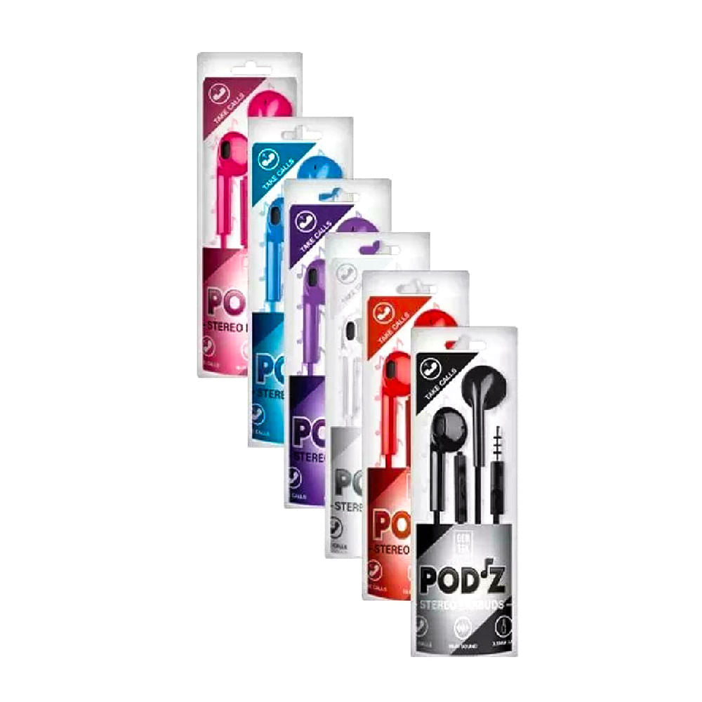 Audifonos GEN Tek Podz Estéreo - Surtido