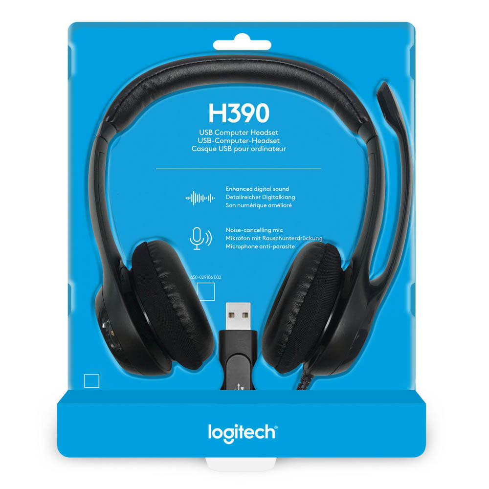 Audifonos Logitech USB Con Micrófono