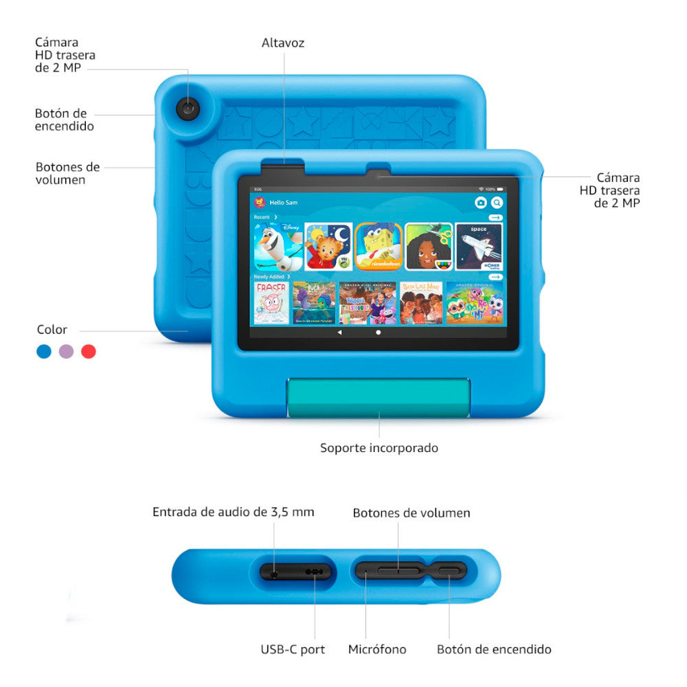 Tablet Amazon Fire 7" / 16Gb / Celeste
