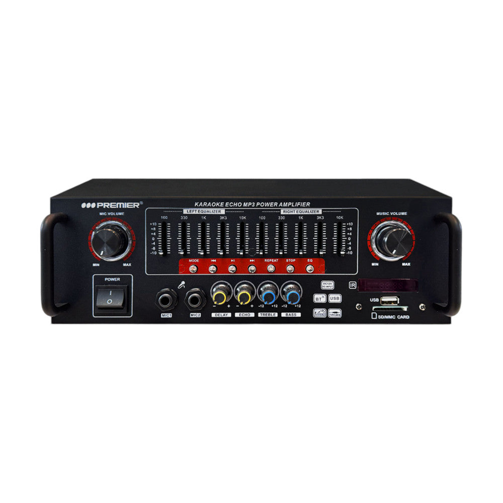 Amplificador Premier 6000W / Karaoke / Negro