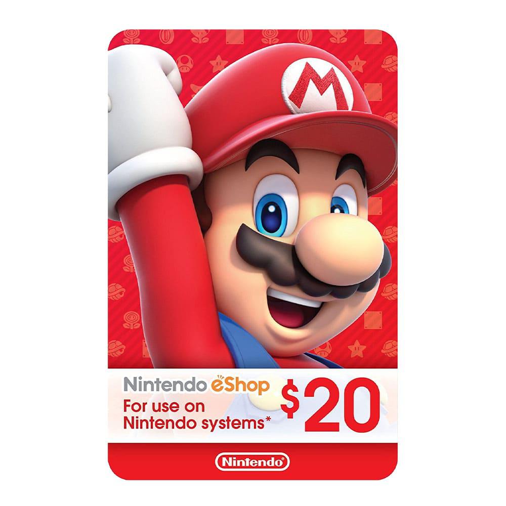 Tarjeta Digital Nintendo de $20
