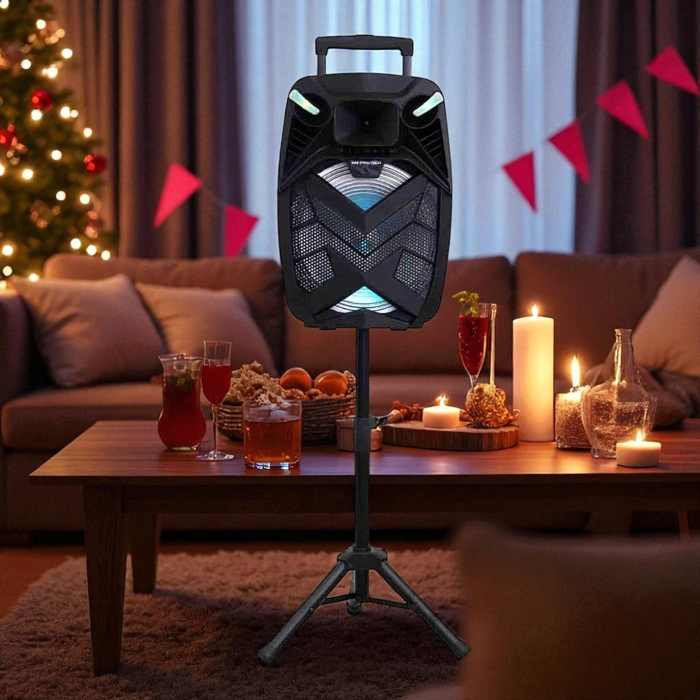 Bocina Premier Recargable 15" / Bluetooth / Tripode