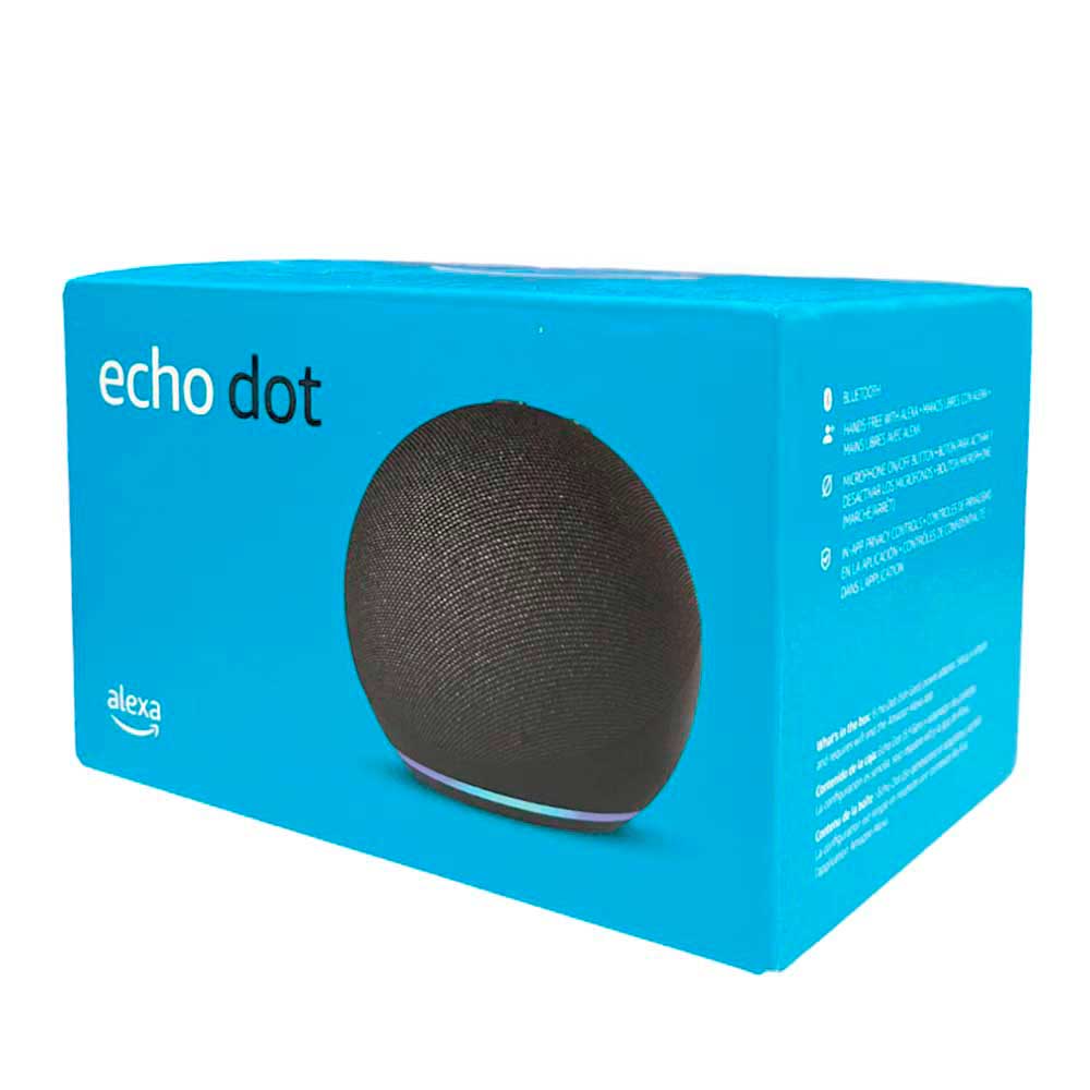 Echo Dot Amazon Full Sound Compact Charcoal