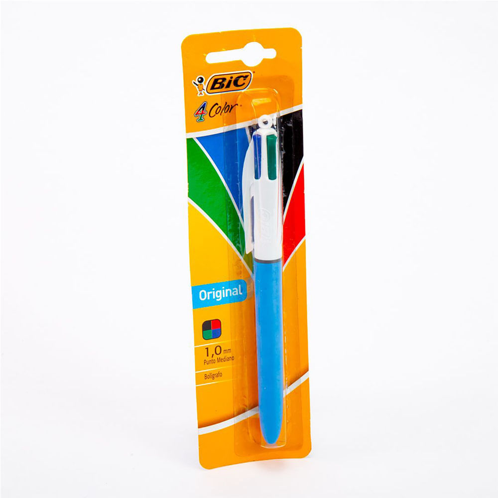 Bolígrafos Bic Clásico de 1.0 mm 4 Colores