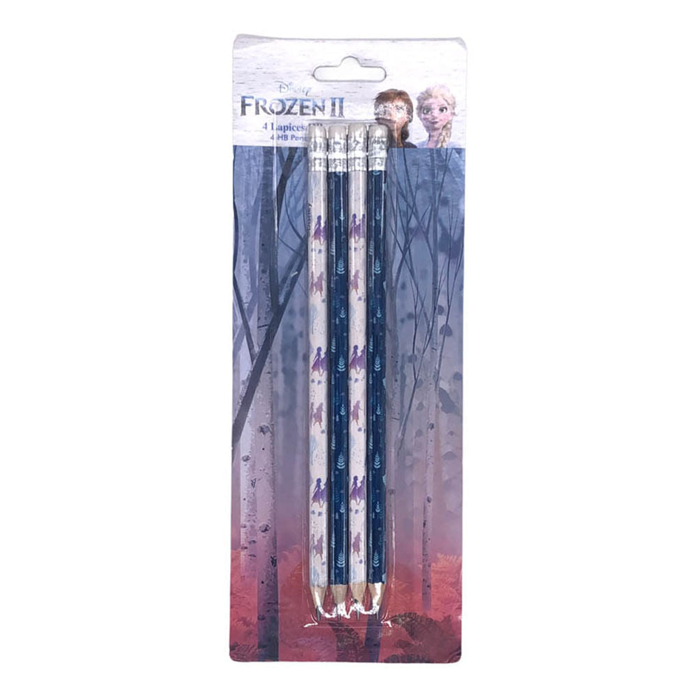 Lápiz HB Disney Frozen 4 Piezas