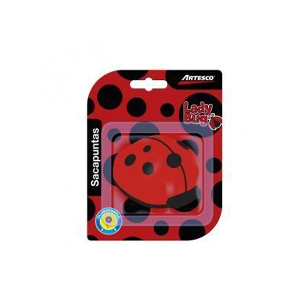 Sacapunta Artesco Mariquita Plástico