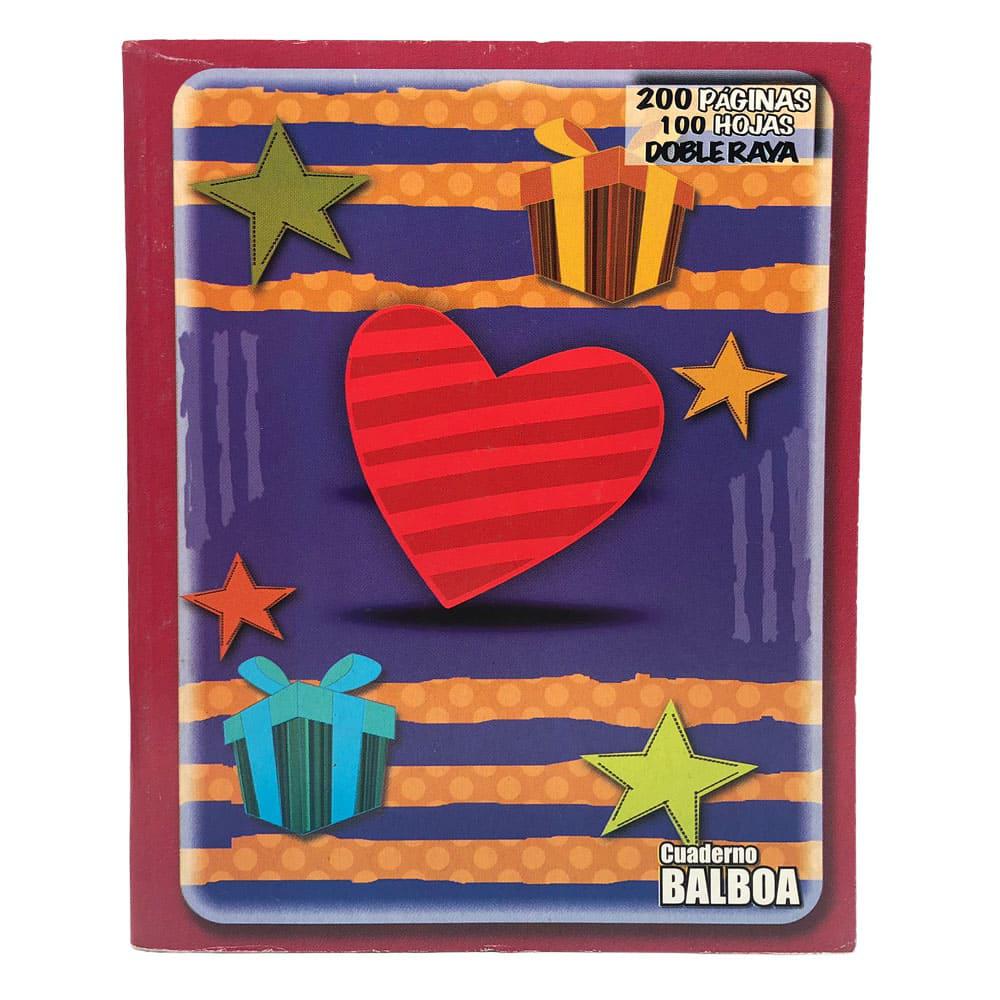 Cuaderno Grapado Balboa Doble Raya 200 Páginas - Surtido