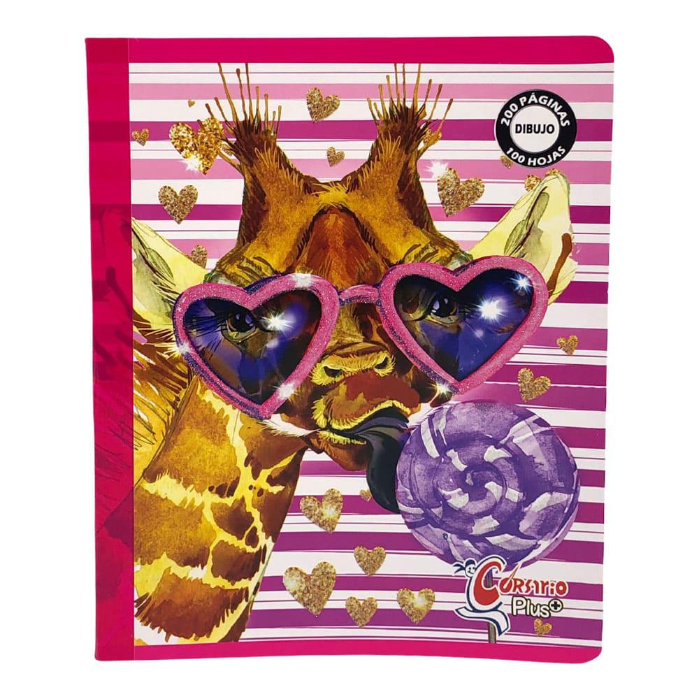 Cuaderno Cosido Grande de Dibujo Corsario Plus 200 Páginas - Surtido