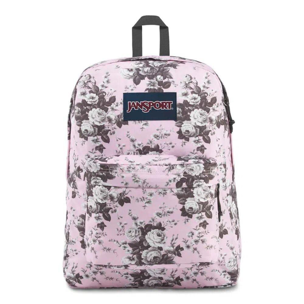 Mochila Jansport Super Break Pink Antique Floral