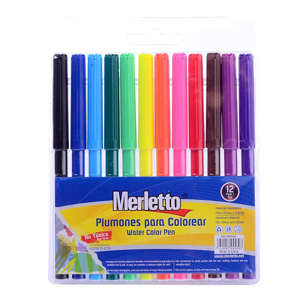 Marcador Merletto 12 Piezas