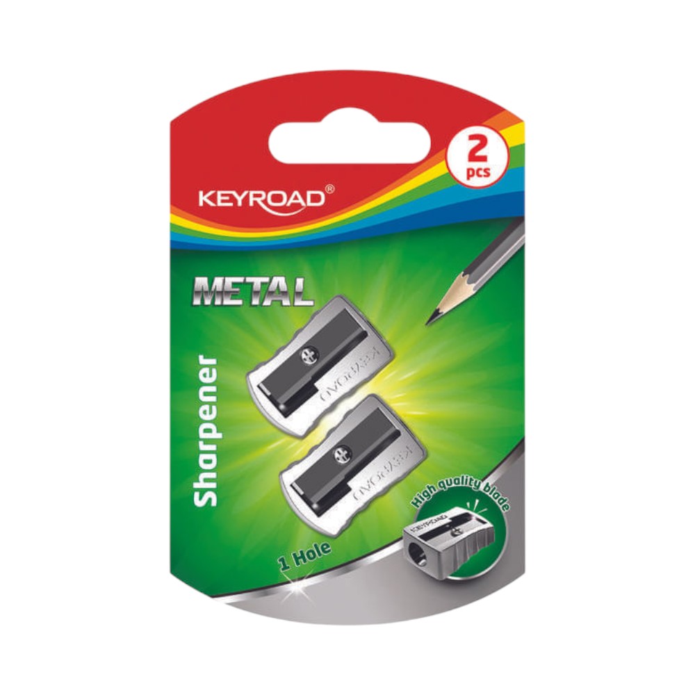 Sacapuntas Keyroad de Metal / 2 Piezas