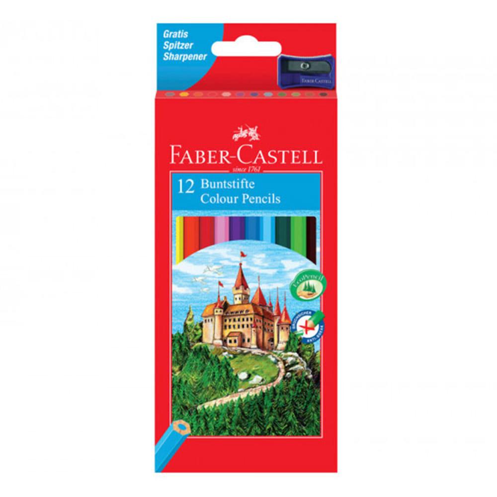 Lápices de Colores Faber Castell Hexagonal 12 Piezas