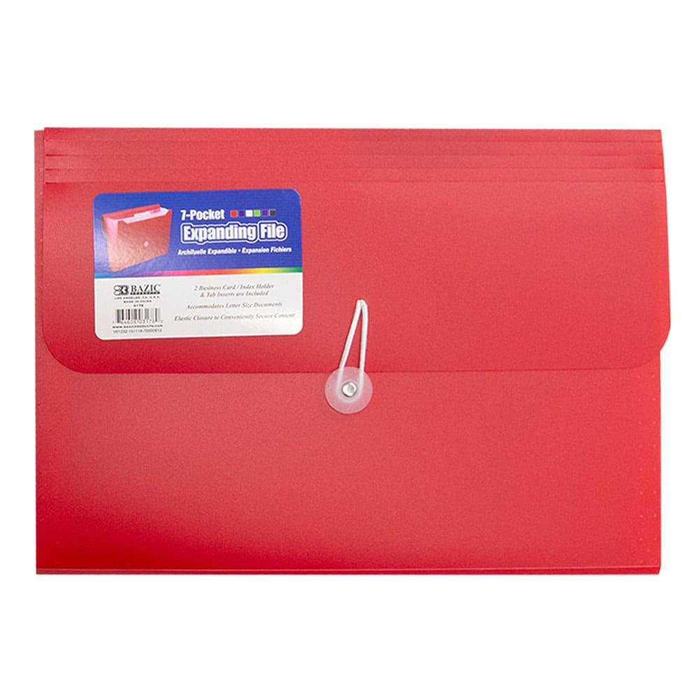 Archivador de Hojas Bazic 7 Divisiones - Surtido