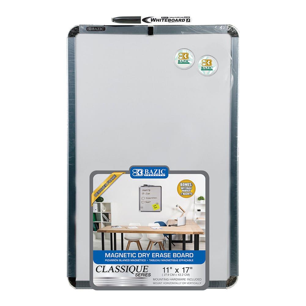 Set de Tablero Blanco Magnético Bazic 11" x 17"