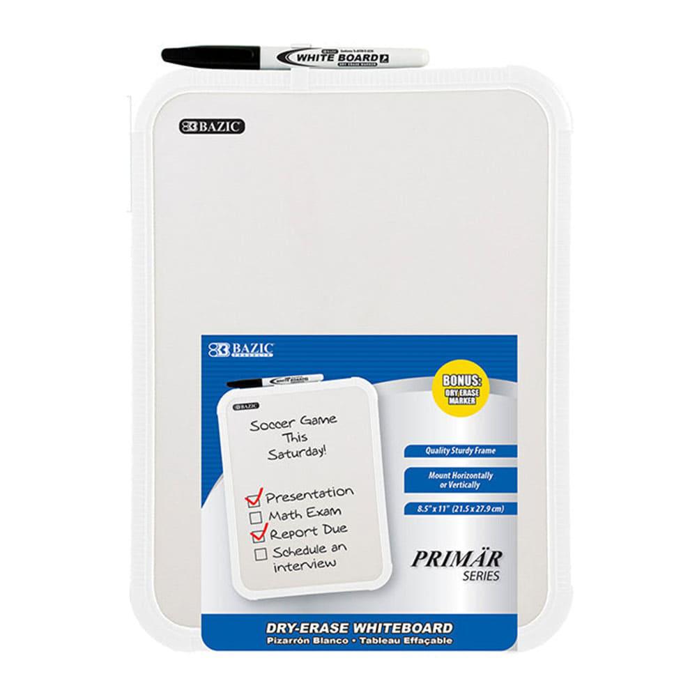 Tablero Blanco Magnético Bazic Con Piloto 8.5" x 11"