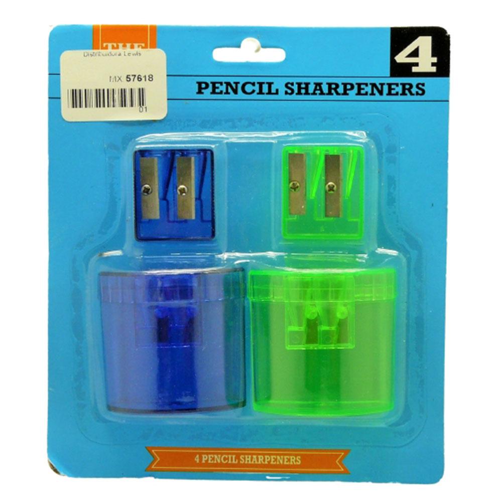 Sacapunta Supply Line 4 Piezas - Surtido