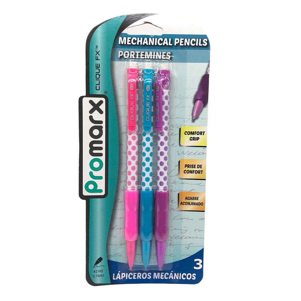 Lápiz Mecánico 0.7mm X3 Clique Fx Promarx