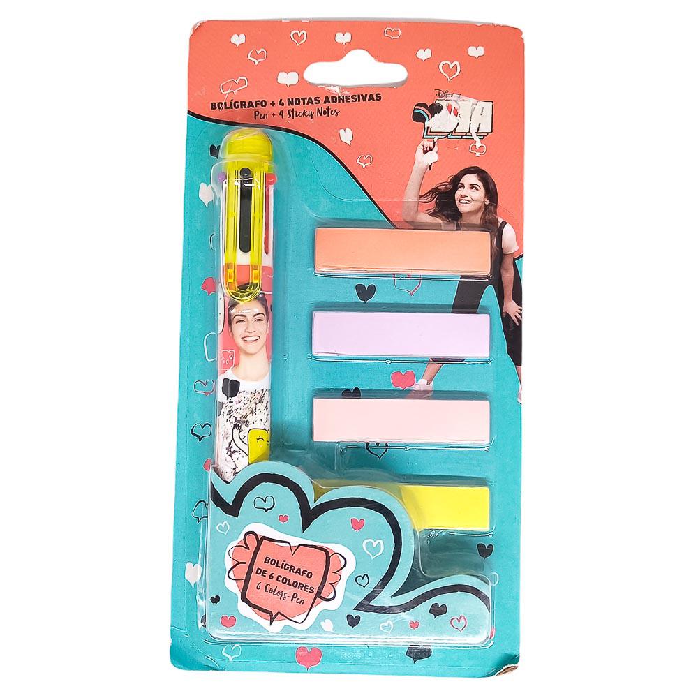 Set de Bolígrafo Con Notas Adhesivas Bia 5 Piezas