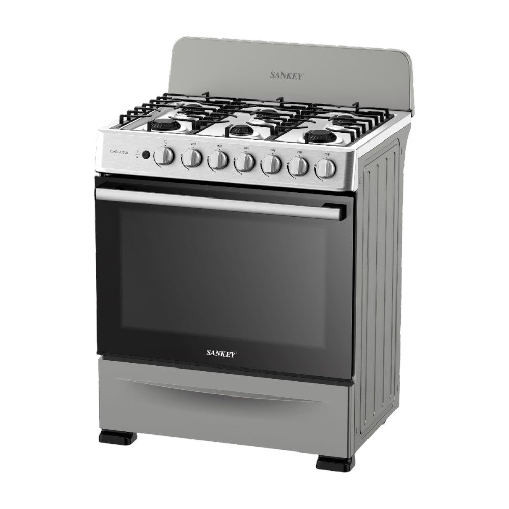 Estufa a Gas Sankey Carla SL6 / 30” / 6 Quemadores / Horno / Acero Inoxidable - Sankey - Titan.com.pa - 7453118903849