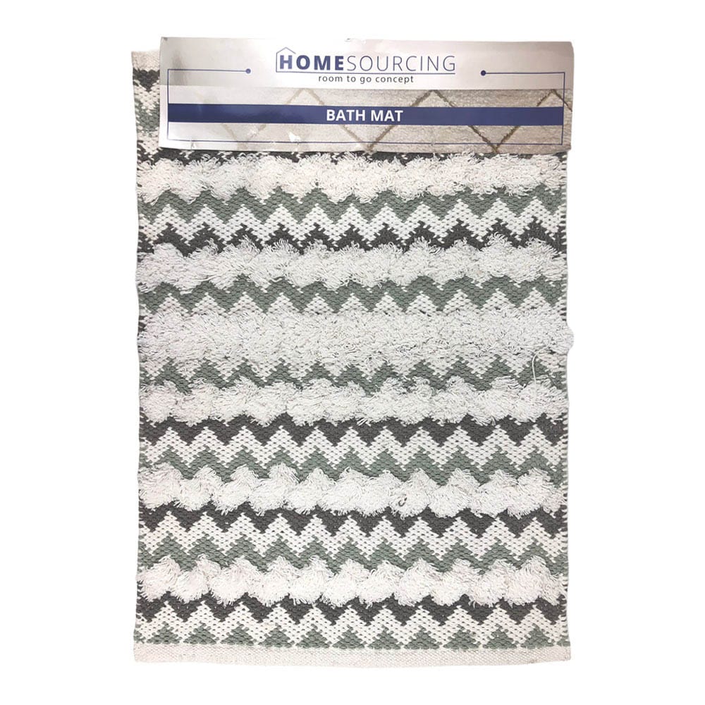 Alfombra de Baño Home de Algodón 18" x 30" - Menta