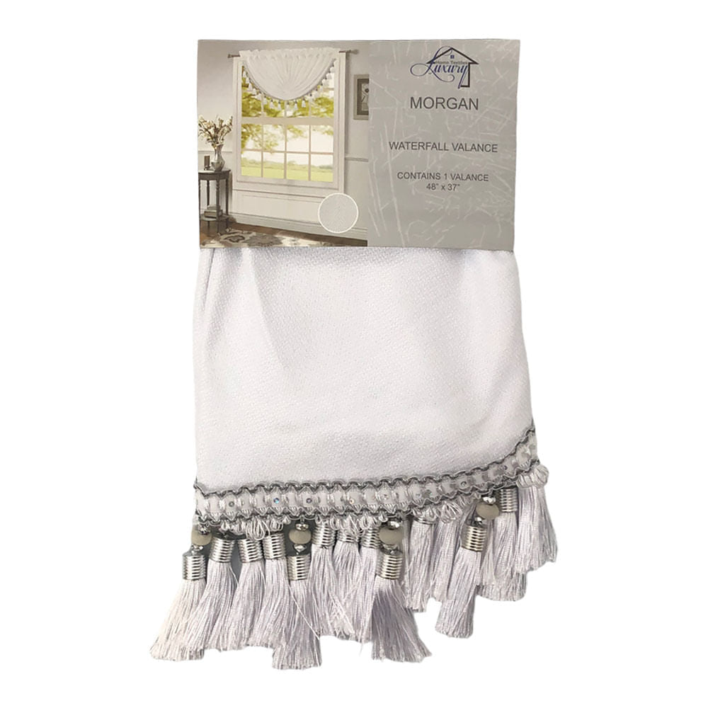 Cenefa Luxury Morgan Rodpocket 48" x 37" - Blanco
