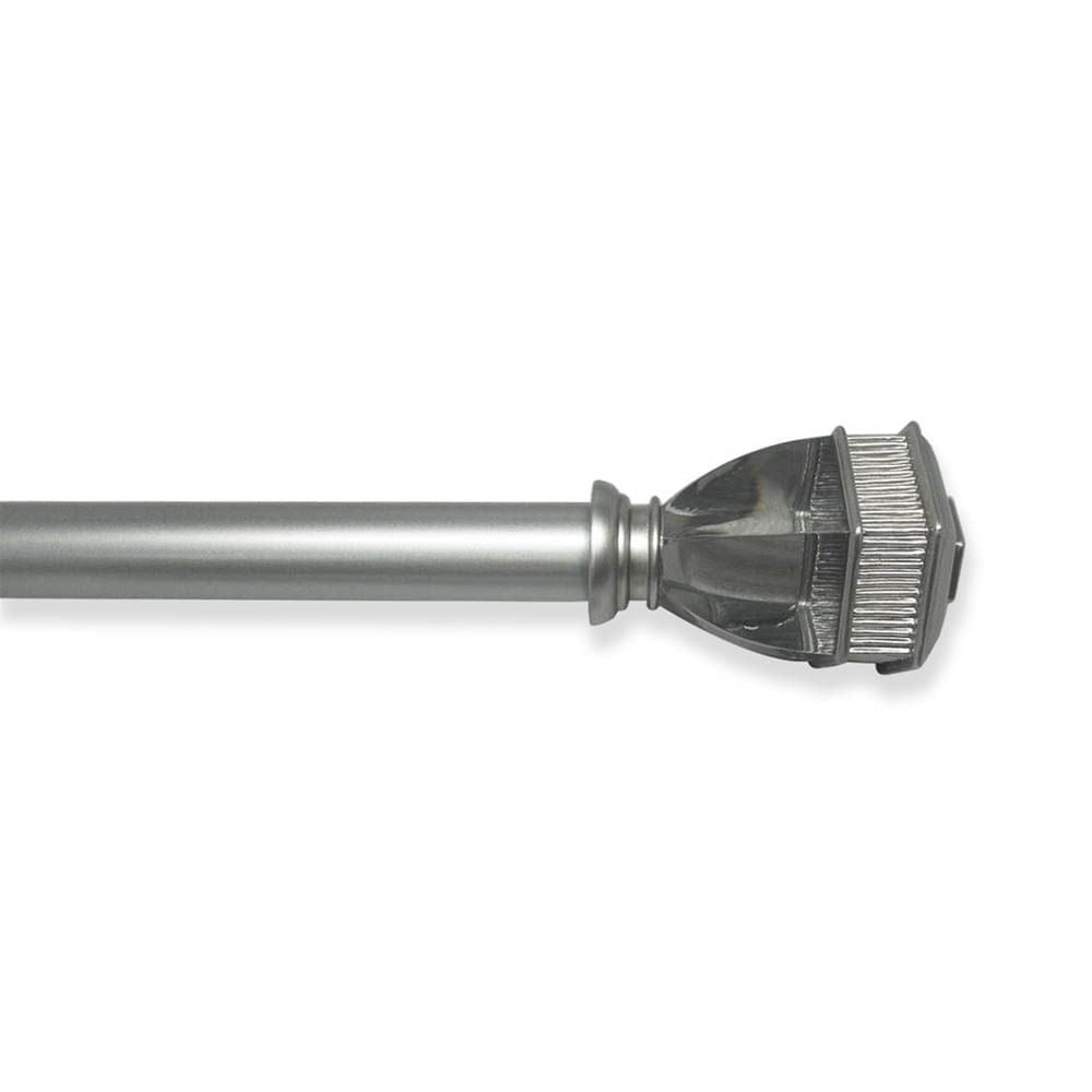 Cornisa Doble Kennedy Home 86" x 120" - Gris Claro