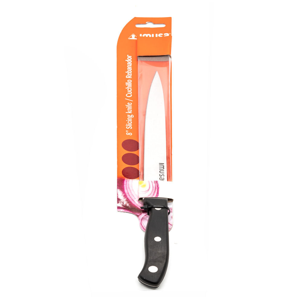 Cuchillo Rebanador Imusa Acero Inoxidable de 8"