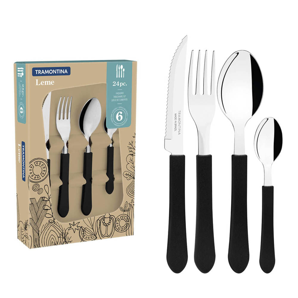 Set De Cubiertos Tramontina De 24 Piezas