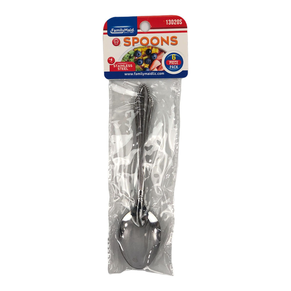 Cuchara Family Maid de Acero Inoxidable 6 Piezas