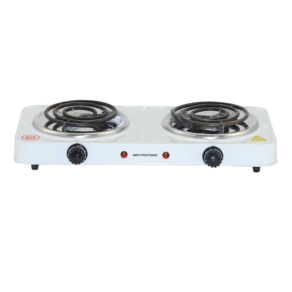 Estufa Eléctrica Premier 2 Quemadores Blanco