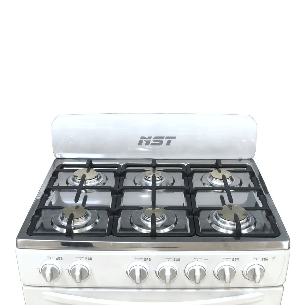 Estufa a Gas Nst 6 Quemadores de 30"