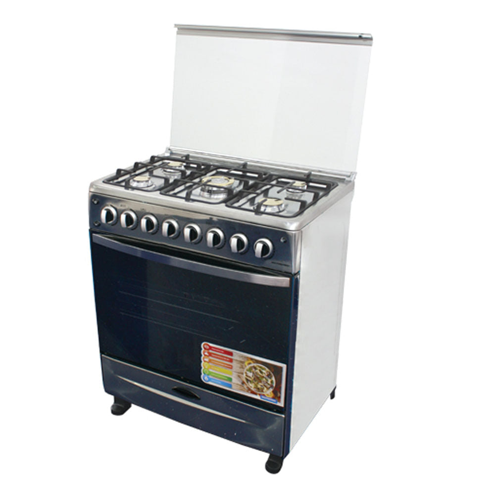 Estufa a Gas Premier Acero Inoxidable de 5 Quemadores