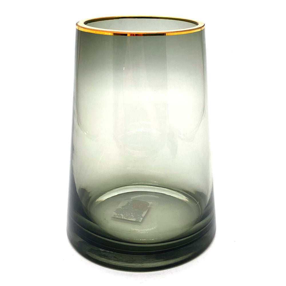 Florero Home Elegance de Vidrio 19 cm x 13.5 cm