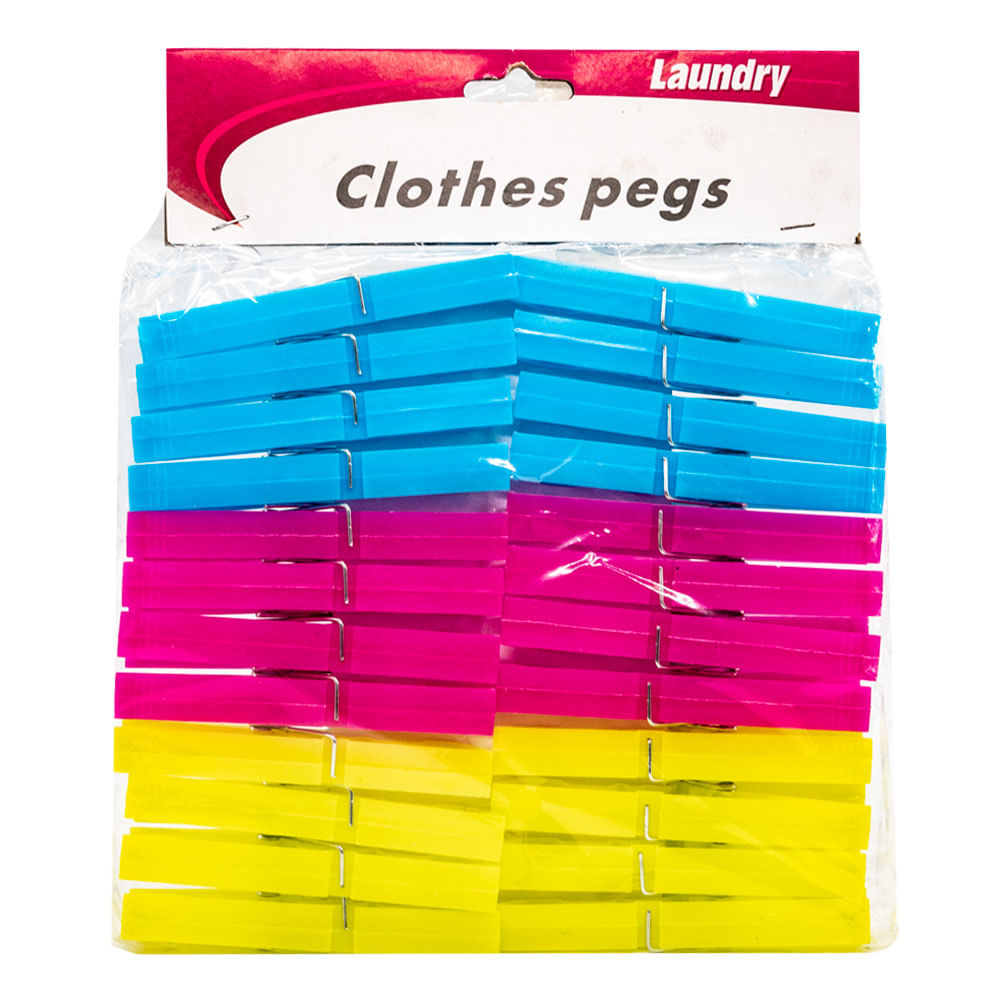 Horquillas Easy Home Plásticas 24 Piezas - Surtido