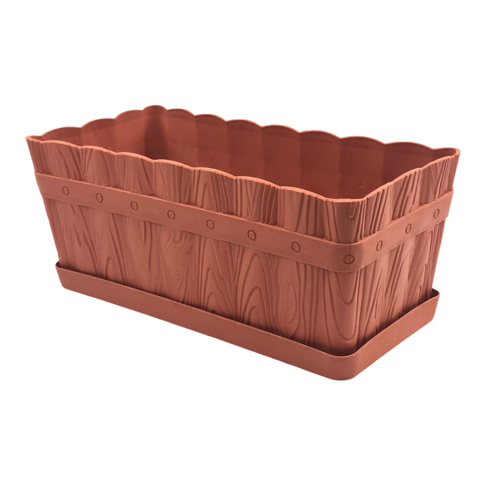 Macetero Kennedy Para Ventana 13" x 7" x 5.5" - Chocolate claro