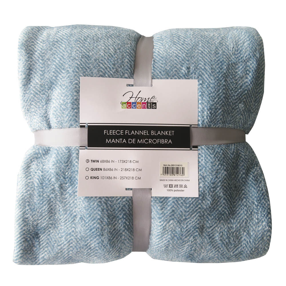 Manta de Lana Twin Home Accents 68" x 86"