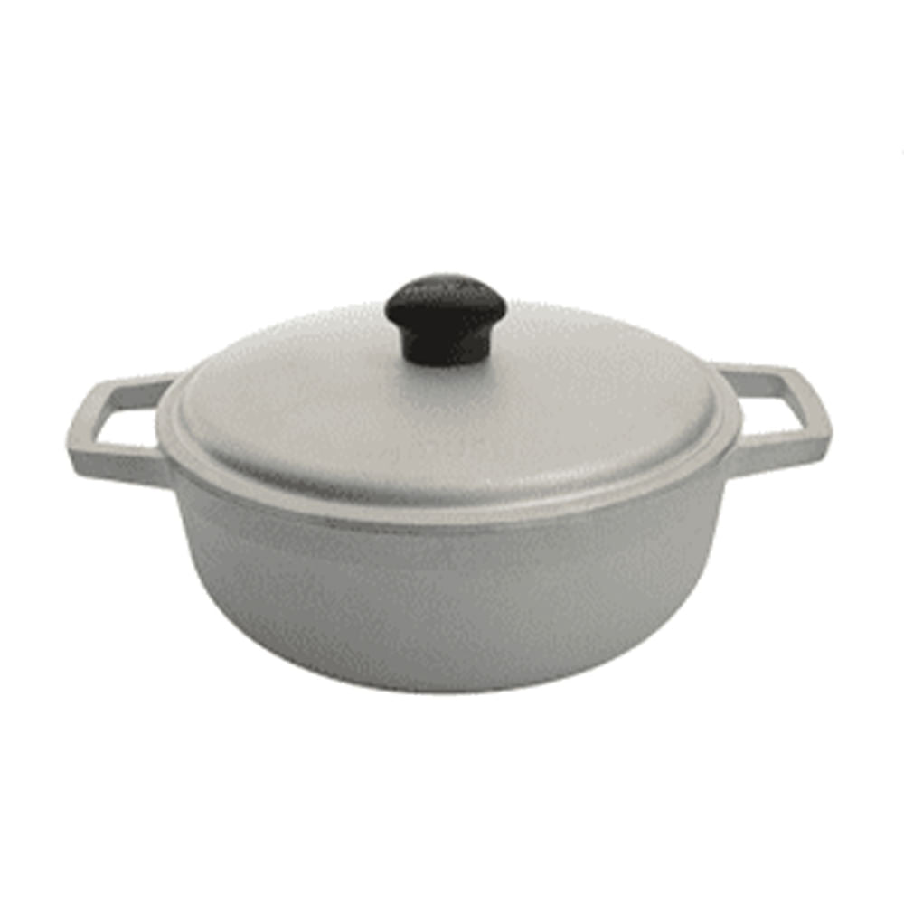 Paila de Aluminio Imusa # 5 Con Tapa de 3.5 L 24 cm