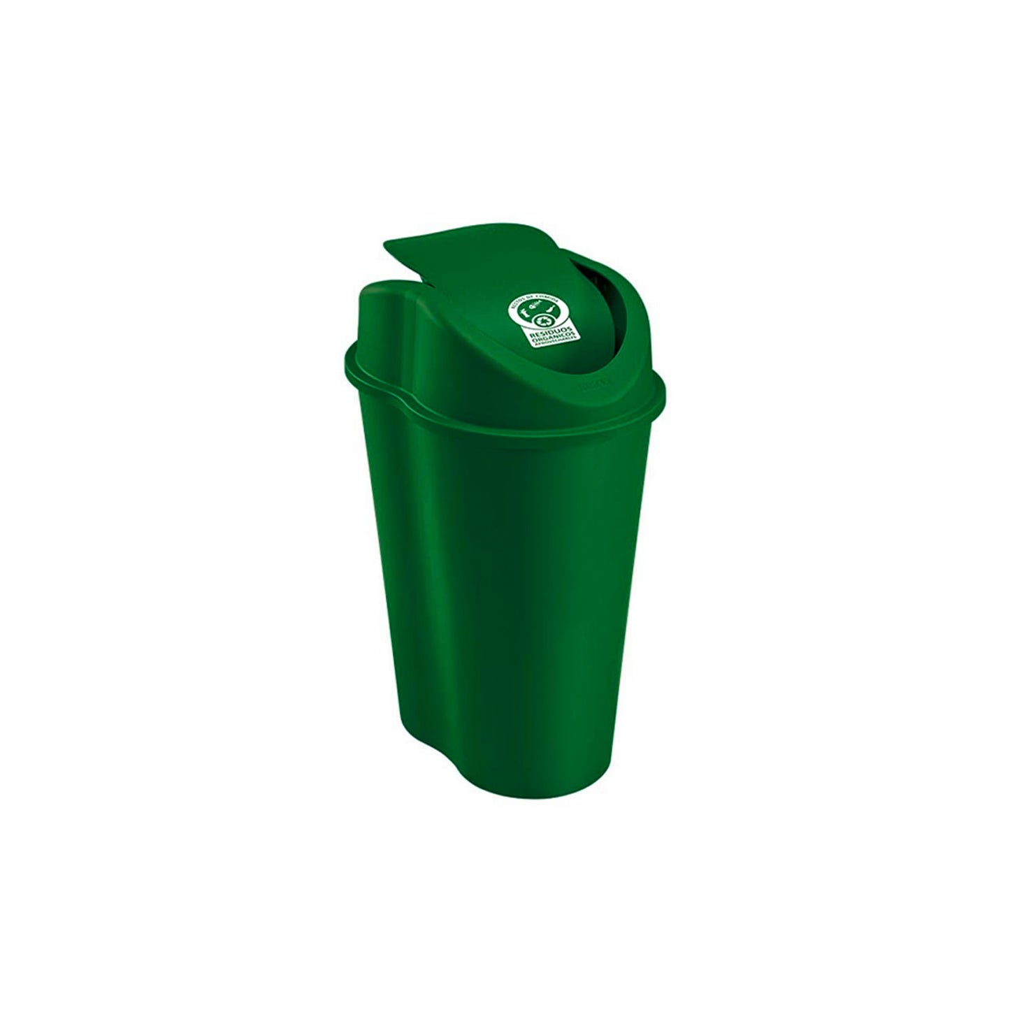 Basurero Rimax Para Residuos Orgánico Aprovechable 25 L Verde