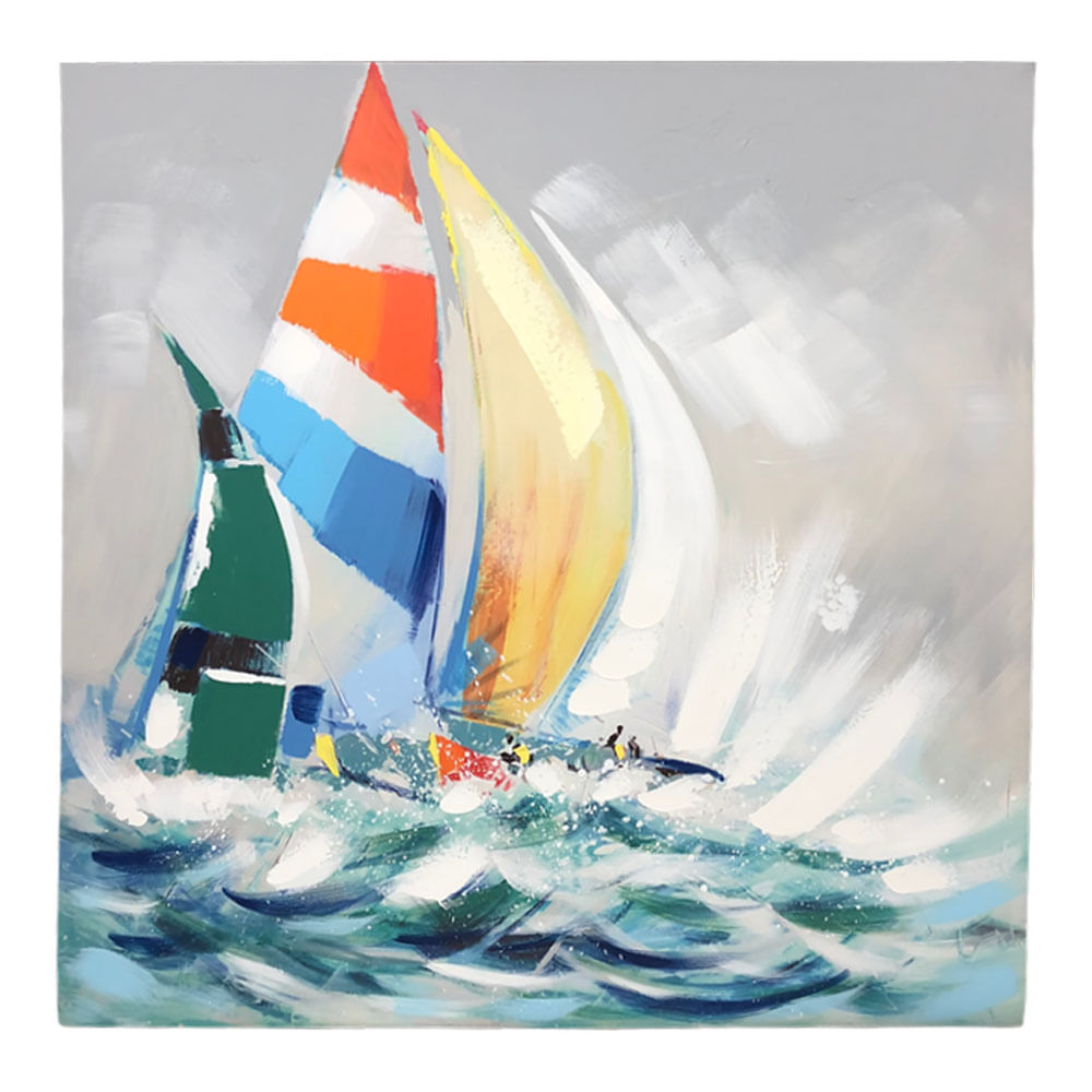 Cuadro Decorativo Concepts Velero 100 cm x 100 cm x 3 cm