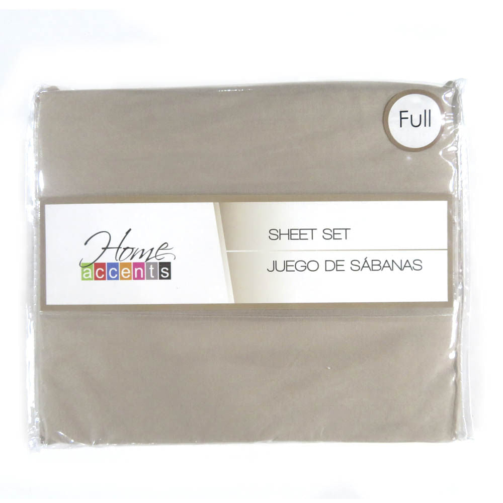 Sabana Home Accents Set de 4 Piezas - FULL