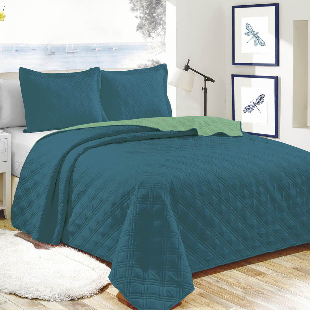 Sobrecama Home Accents Set de 3 Piezas - QUEEN