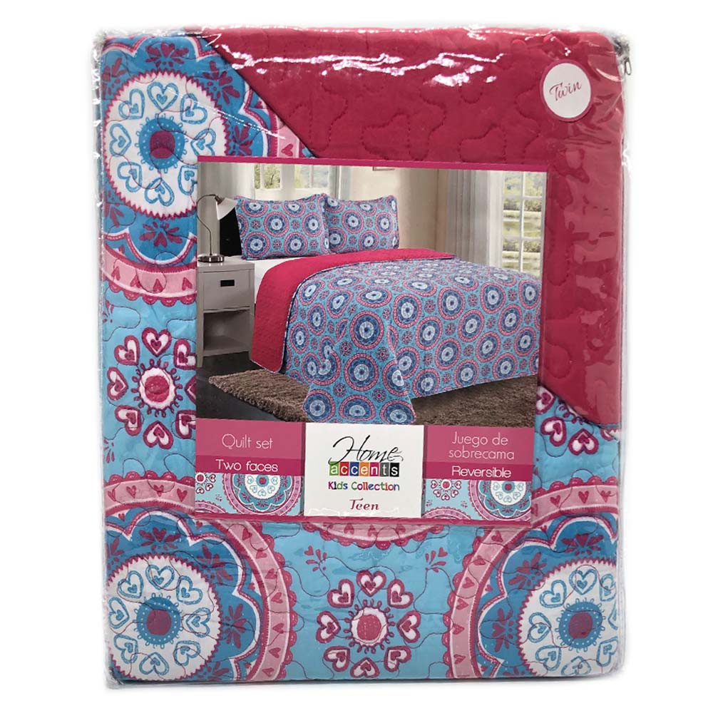 Sobrecama Home Accents Teen Twin 2 Piezas